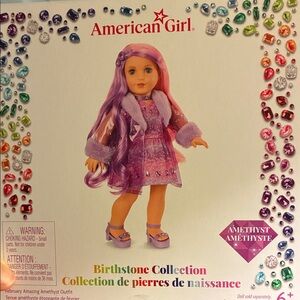 American Girl birthstone collection amethyst February